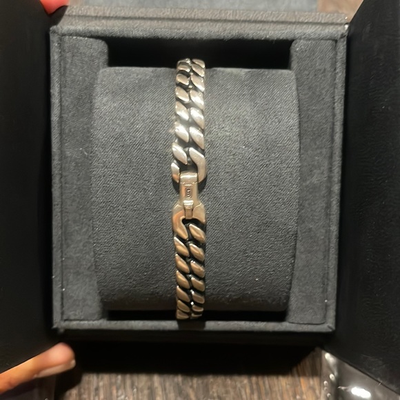 David Yurman Other - BNIB David Yurman Curb Chain Bracelet Sterling Silver 7 1/2” 4 months old